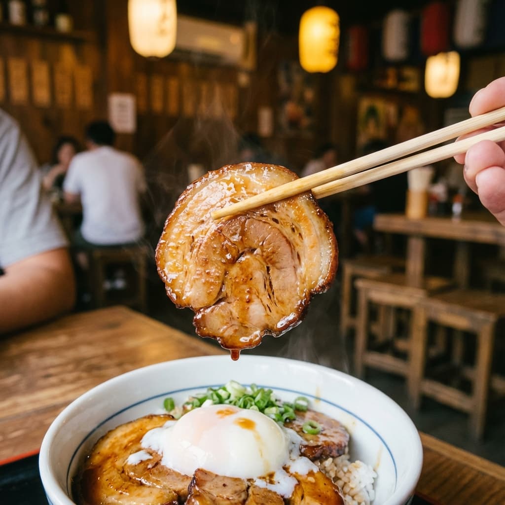 Eating Donburi POV