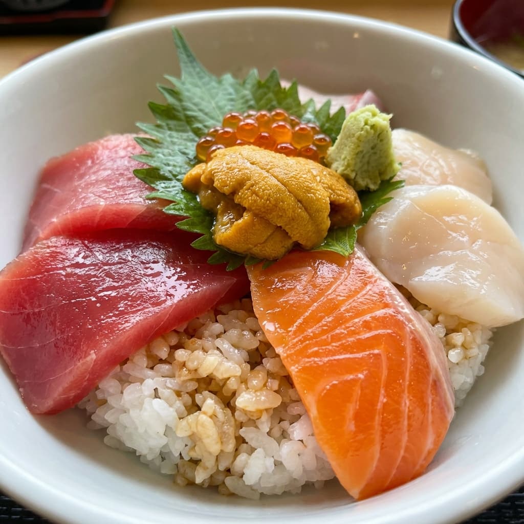 Fresh Kaisen Don Seafood Bowl