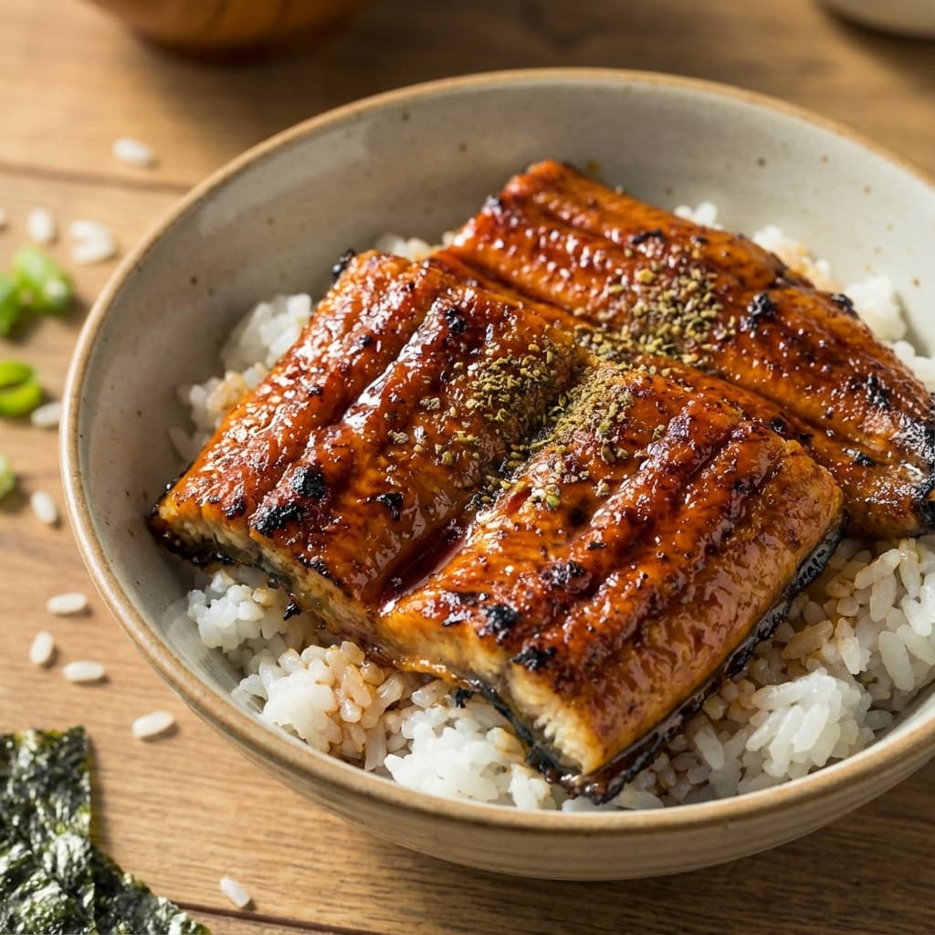 Grilled Unagi Don Eel Bowl